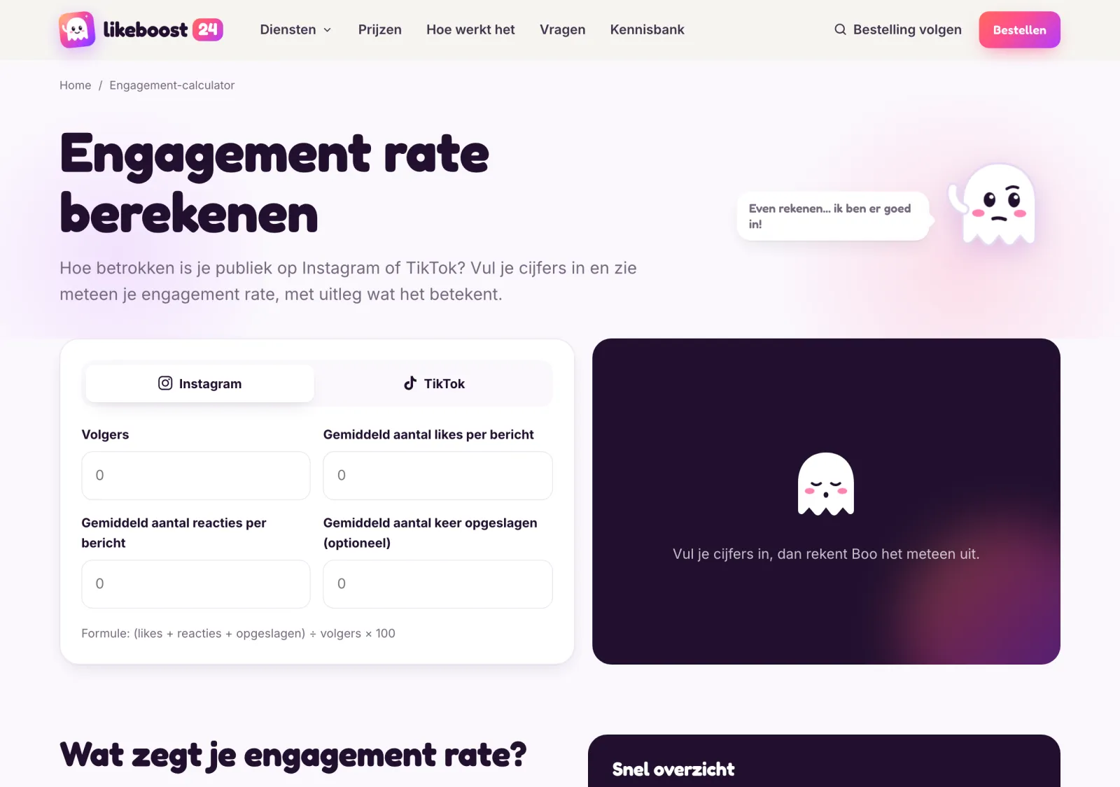 The calculator that works out your engagement rate